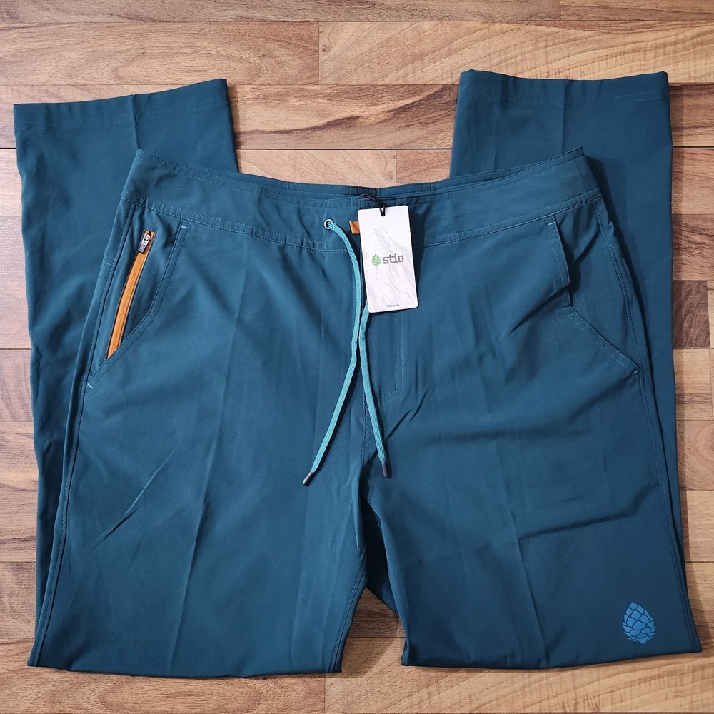 NWT Stio CFS Board Pants Mens 36x30 Stretch Hiking Outdoor Boundless Green